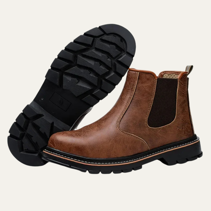 The Oristano Men’s Waterproof Slip On Steel Toe Work Boots