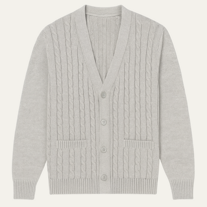 The Heathmoor Men’s Stylish V Neck Knit Winter Cardigan