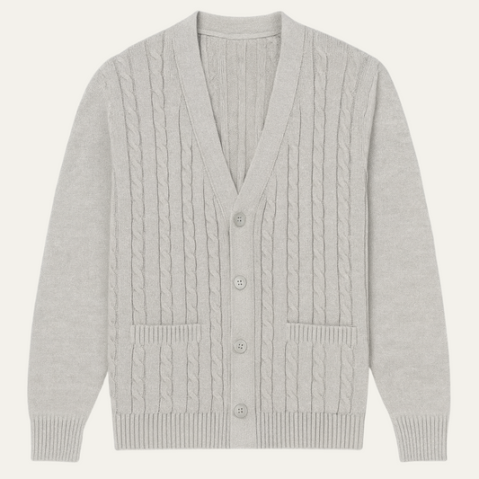 The Heathmoor Men’s Stylish V Neck Knit Winter Cardigan