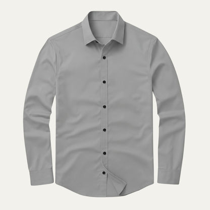 The Pantelleria Men's Elegant Solid Color Business Shirt