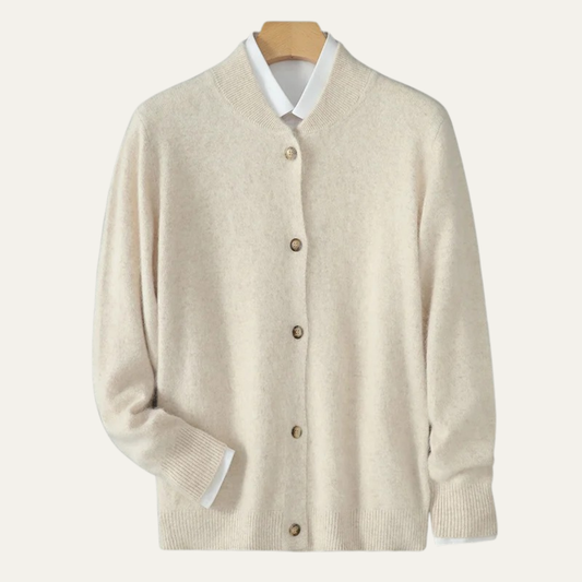 The Maccagno Men’s Mink Cashmere Button Up Knit Cardigan