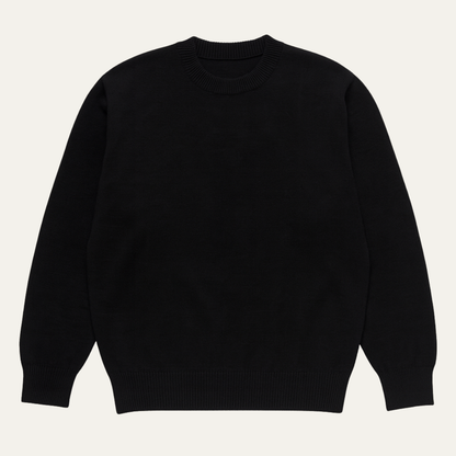 The Cuneo Men’s Classic Plain Crew Neck Knit Sweater