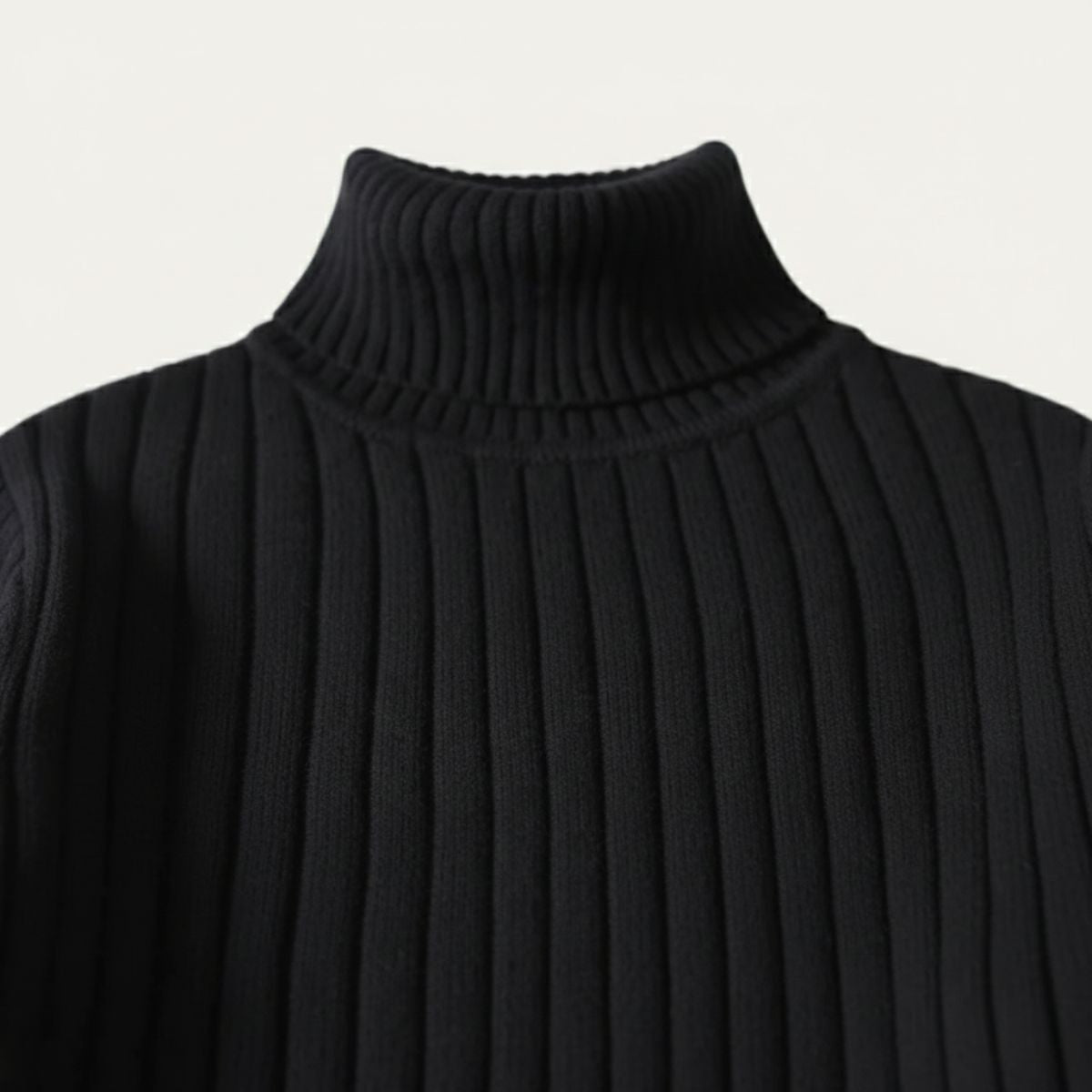 The Manchester Men's Wool Ribbed Turtleneck Knit Sweater