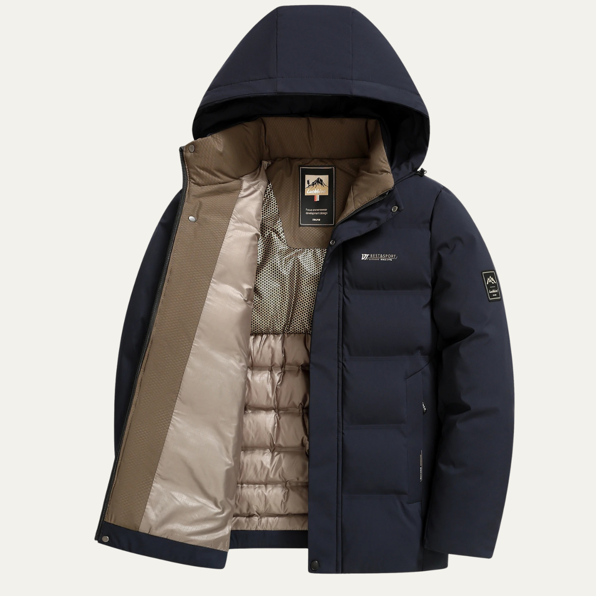 The Aosta Men's Warm Thick Winter Cotton Jacket