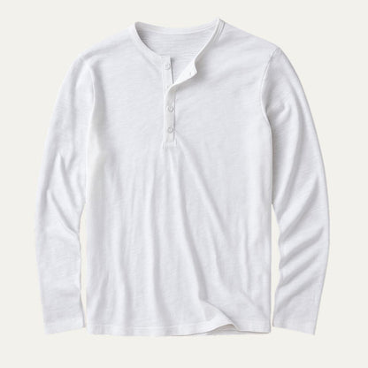 The Cromwell Long sleeve Cotton Polo for Men