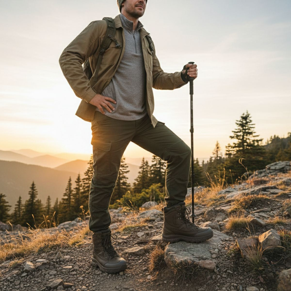 The Windmill Ridge Men’s Durable Tactical Waterproof Snow Boots