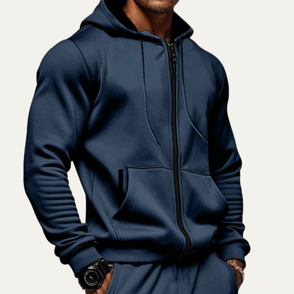 The Lerici Men’s Warm Casual Zip Hoodie Jacket