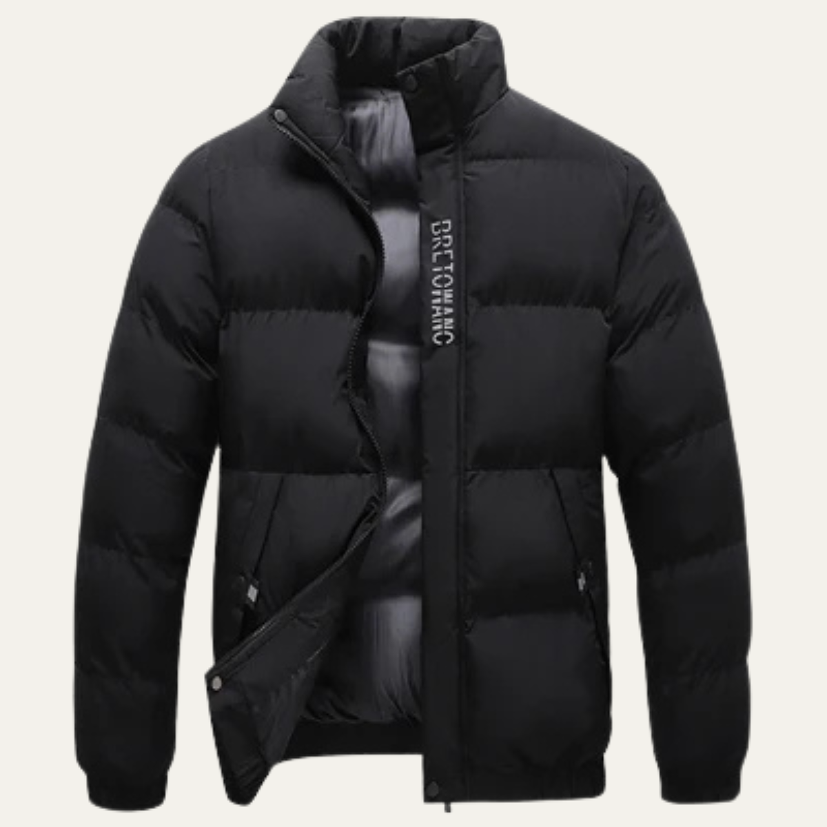 The Linfield Men’s Winter Puffer Jacket – Warm Thick Padded Coat