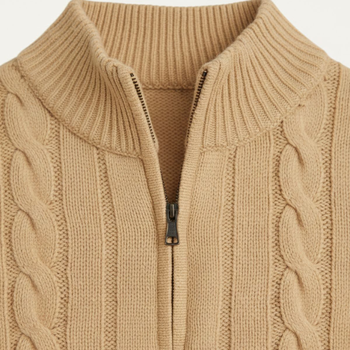 The Salina Men's Half Zip Mock Neck Knitted Sweater