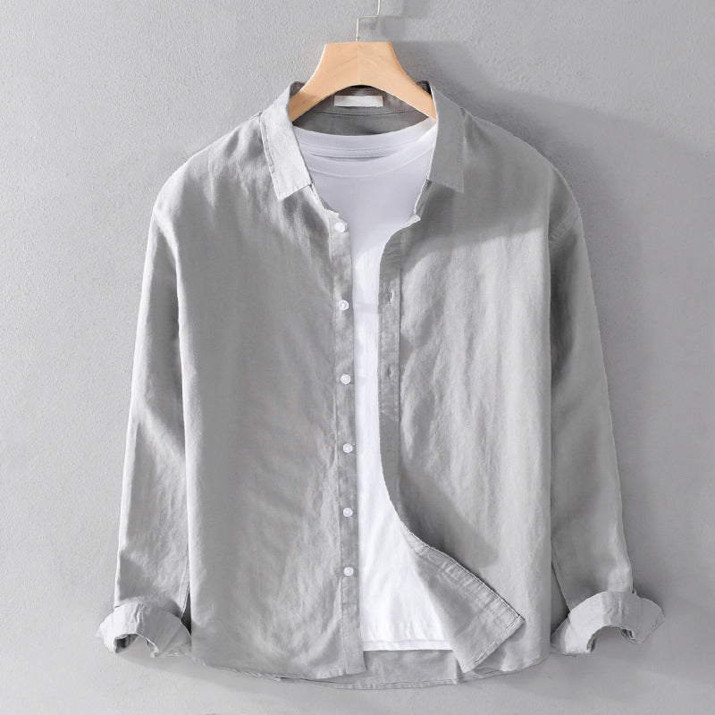 Men's Linen Shirt for Summer Outings