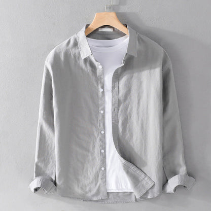 Men's Linen Shirt for Summer Outings