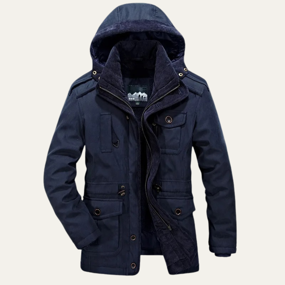 The Bellshire Men’s Insulated Winter Parka Jacket with Hood