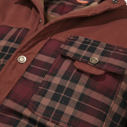 The Gallipoli Men’s Warm Winter Plaid Check Jacket