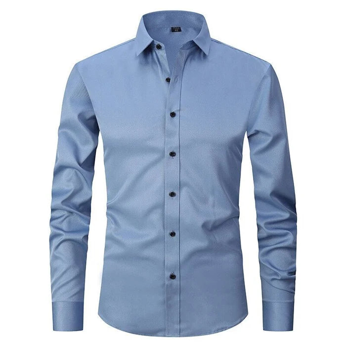 Men's Stretch Non-Iron Dress Shirt for Office & Events