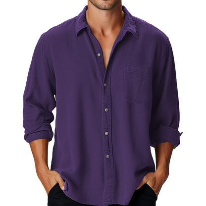 Classic Cotton Long Sleeve Shirt for Every Occasion