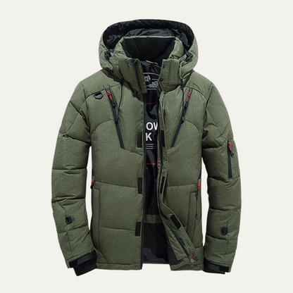 The Foxglove Men’s Insulated Winter Park Jacket with Hood