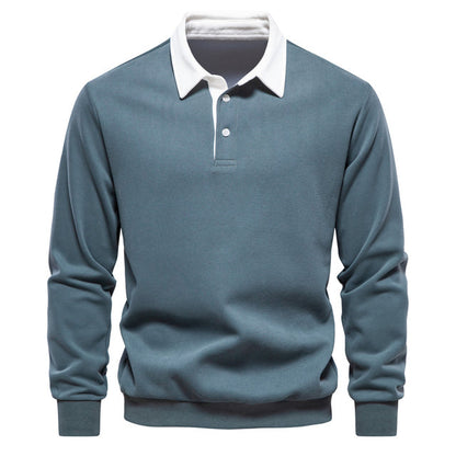Classic Collar Long Sleeve Polo for Any Occasion