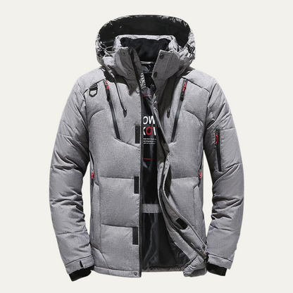 The Foxglove Men’s Insulated Winter Park Jacket with Hood