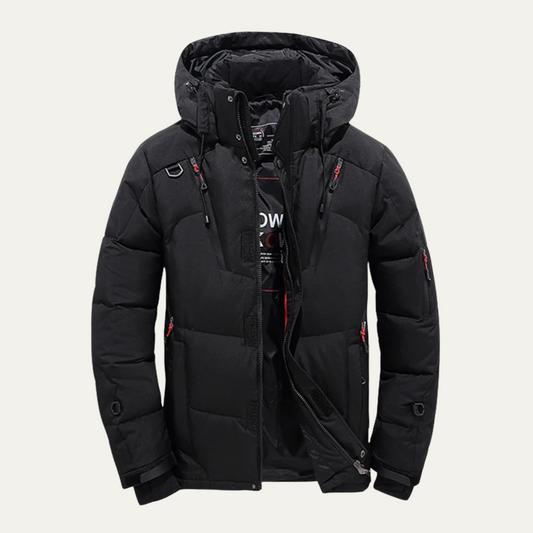 The Foxglove Men’s Insulated Winter Park Jacket with Hood