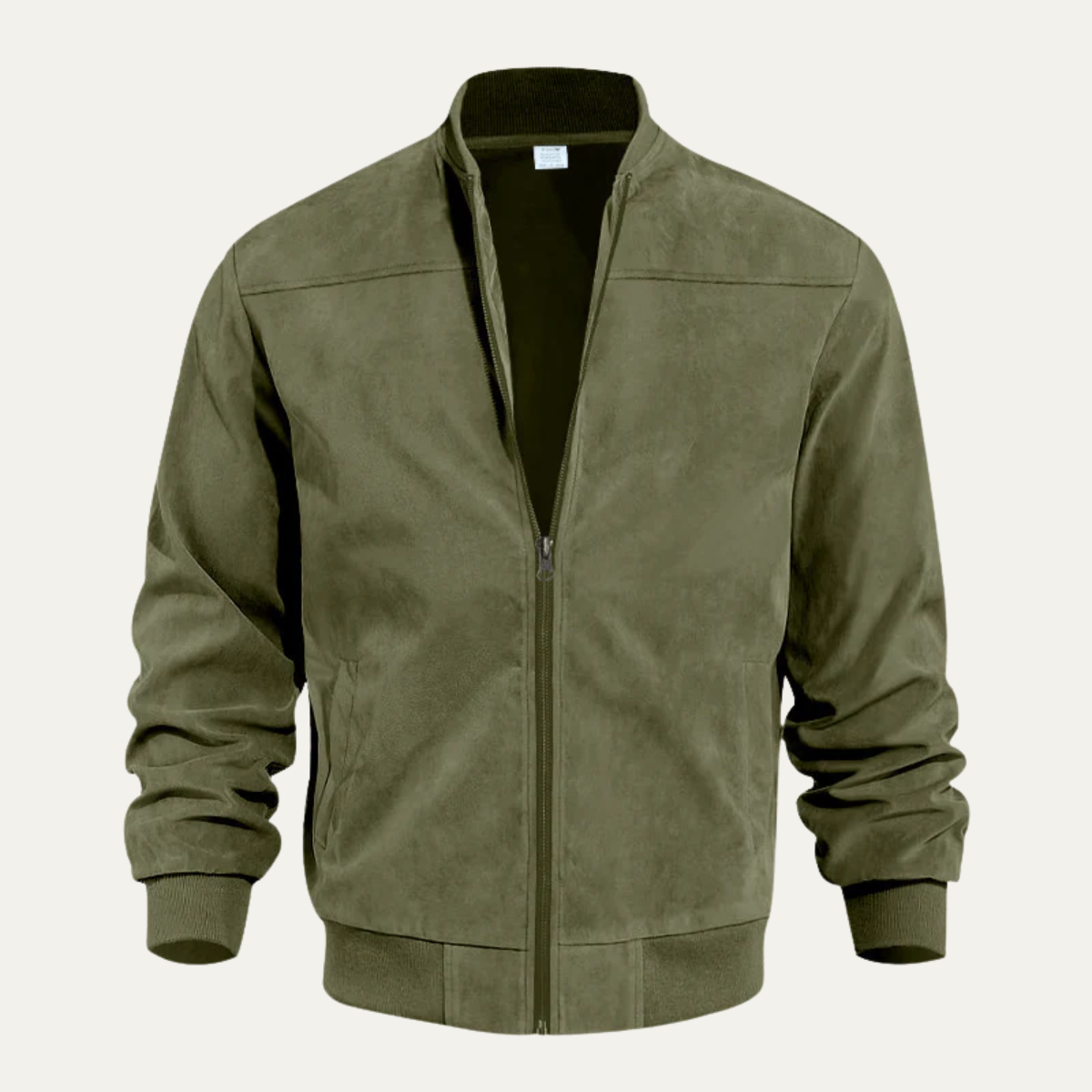 The SoHo Casual Vintage Suede Bomber Jacket for Men