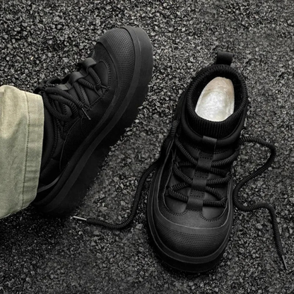 The Ladispoli Men’s Winter Fur Lined Anti Slip Casual Ankle Snow Boots