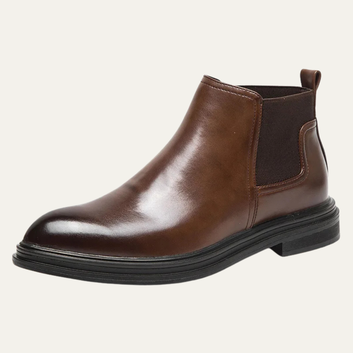The Orosei Men’s Slip On Winter Business Leather Chelsea Boots