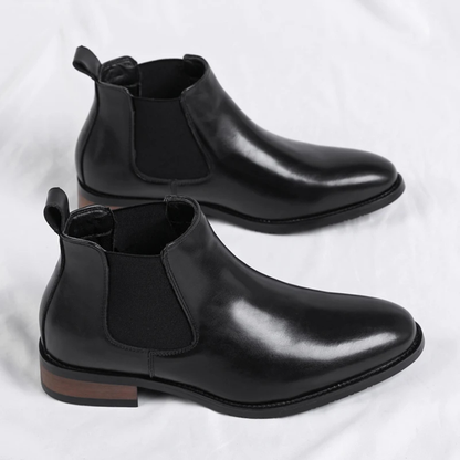 The Treviso Men’s Smart Leather Ankle Chelsea Boots