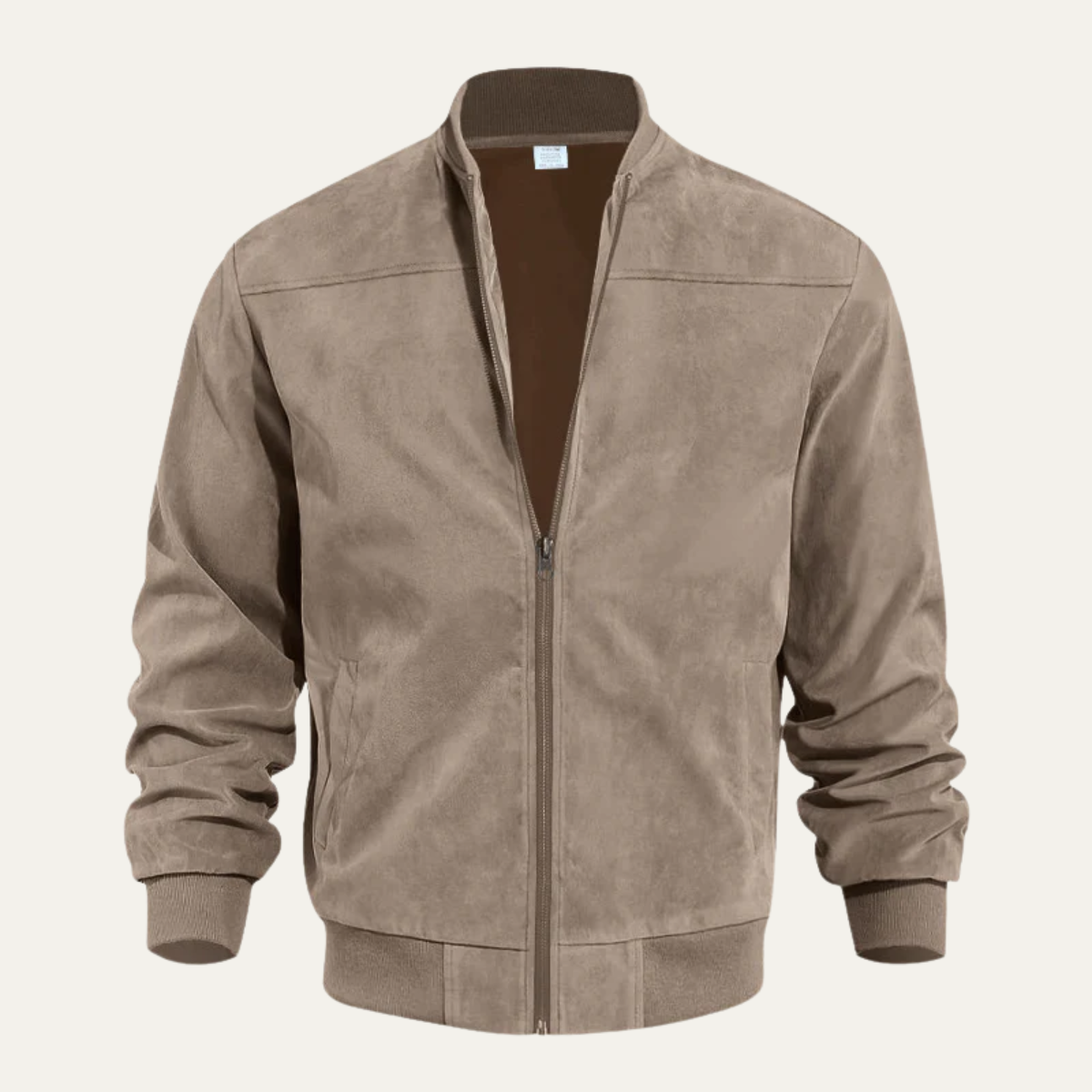 The SoHo Casual Vintage Suede Bomber Jacket for Men