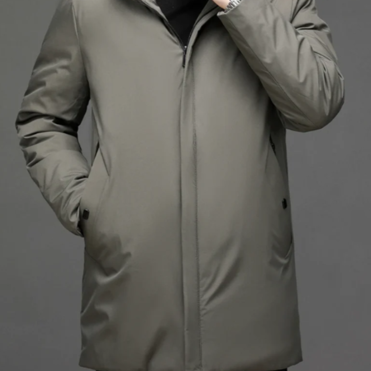 The Montclair Men’s Modern Fit Warm Hooded Jacket