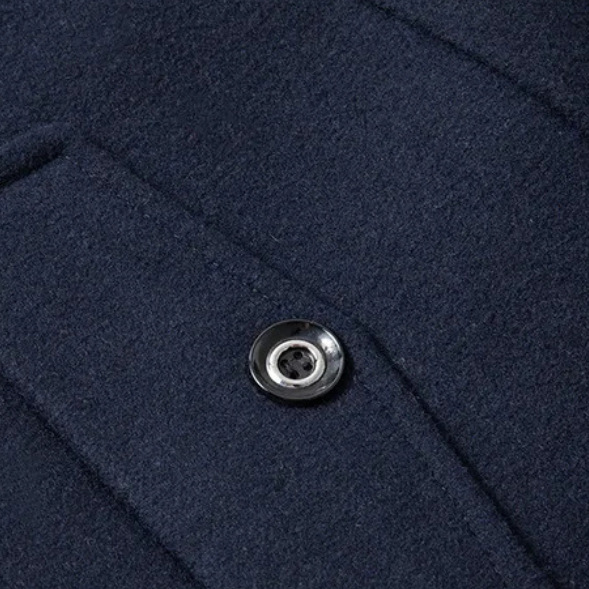 The Kensington Men’s Double Collar Business Wool Trench Coat