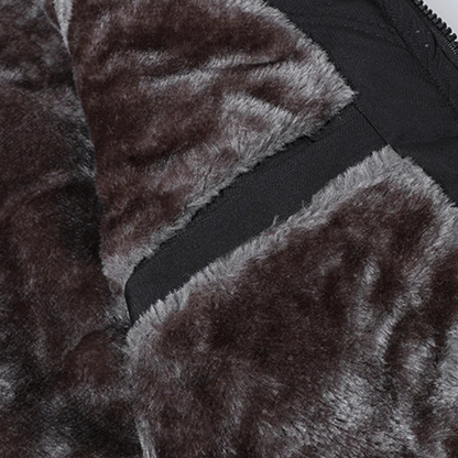 The Lucca Alta Men’s Stand Collar Diamond Pattern Thermal Quilted Jacket