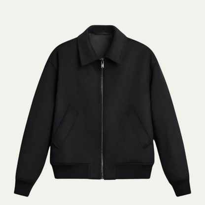 The Camden Men’s Modern Wool Polo Collar Jacket for Fall & Winter