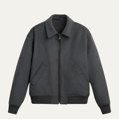 The Camden Men’s Modern Wool Polo Collar Jacket for Fall & Winter