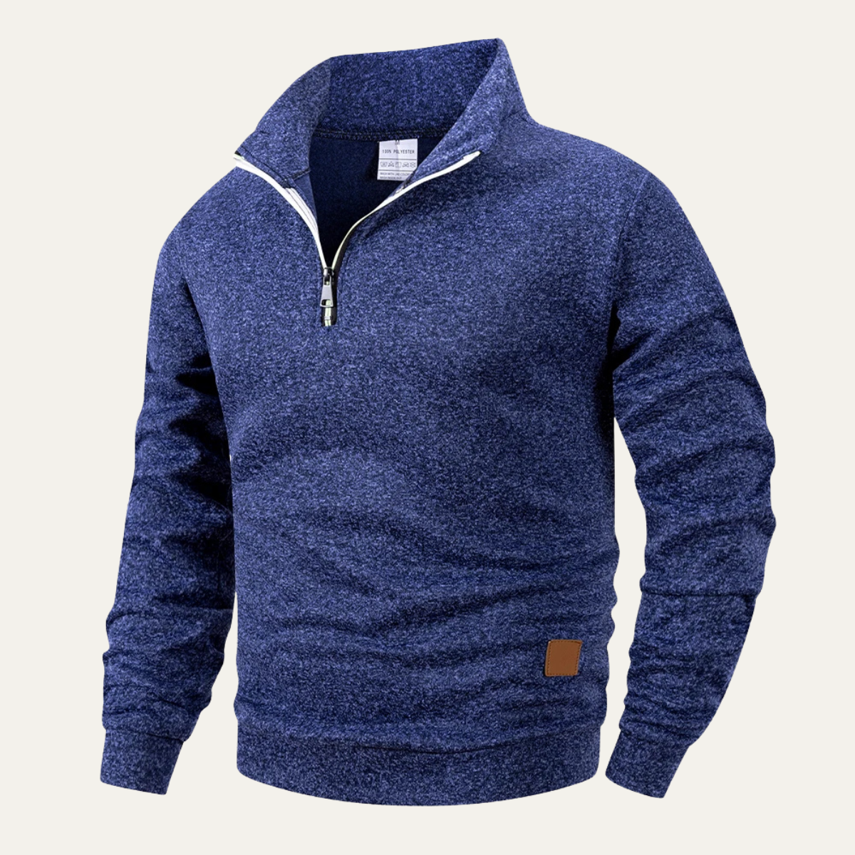 The Rapallo Men’s Half Zip Stand Collar Knitted Sweater
