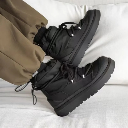 The Ladispoli Men’s Winter Fur Lined Anti Slip Casual Ankle Snow Boots