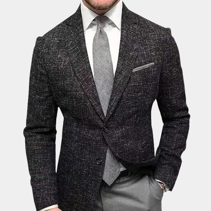 The Willoughby Men’s Classic Tailored Fit Suit Plaid Blazer