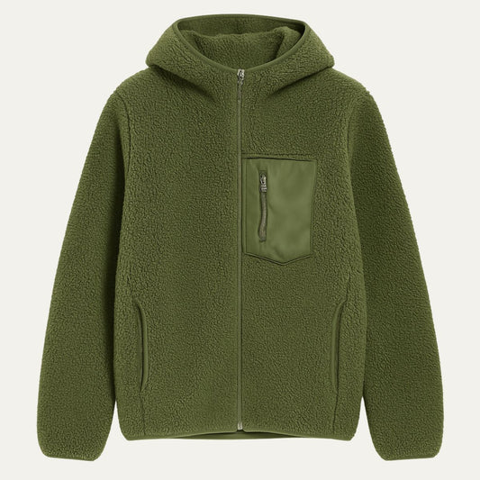 The Hamilton Fleece Lined Teddy Wool Jacket for Men