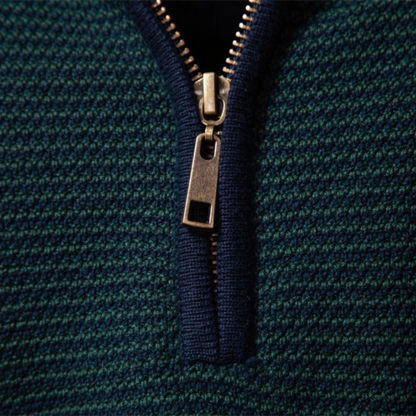 The Oban Men’s Half Zip Knit Winter Sweater