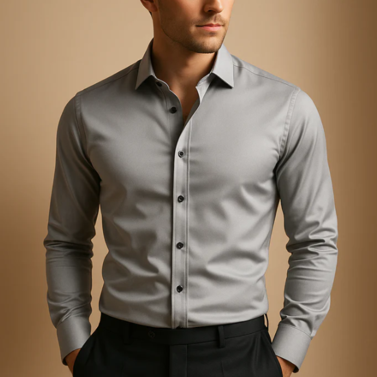 The Yorkminster Men’s Formal Slim Fit Dress Shirt