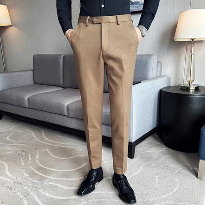 The Moltrasio Men’s Casual Office Wool Blend Business Pants