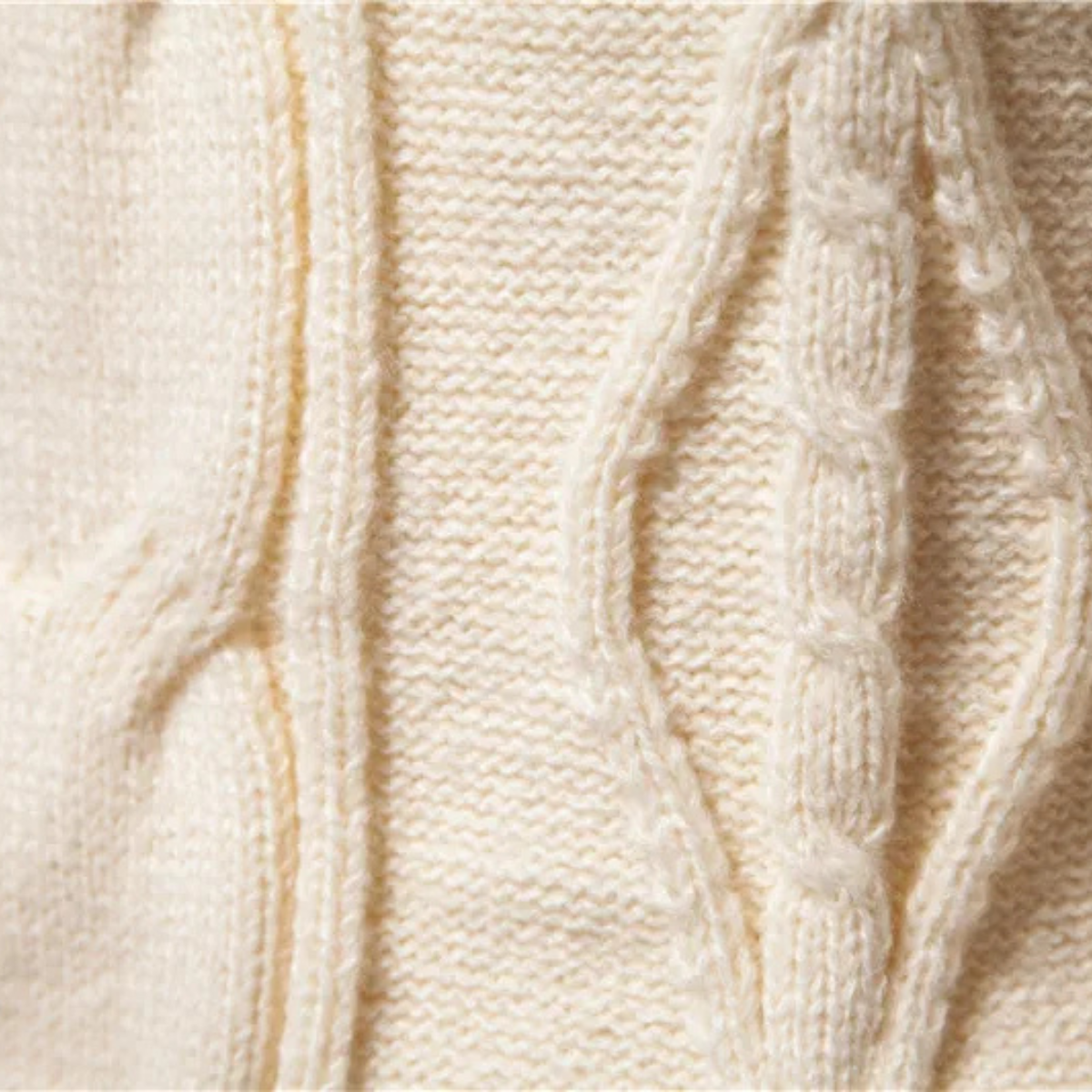 The Windwood Men’s Cable Winter Casual Round Neck Knit Sweater