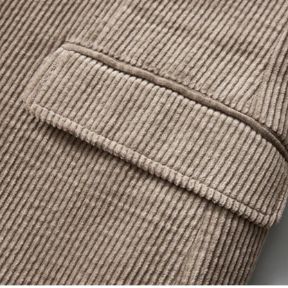 The Menaggio Men’s Elegant Slim Fit Corduroy Blazer