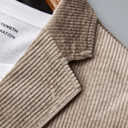 The Menaggio Men’s Elegant Slim Fit Corduroy Blazer