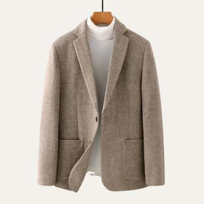 The Essex Men’s Wool Blend Single Breasted Business Casual Work Jacket