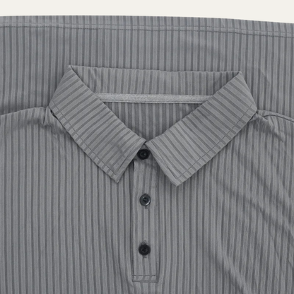 The Sorrento Men’s Ribbed Knitted Polo Shirt