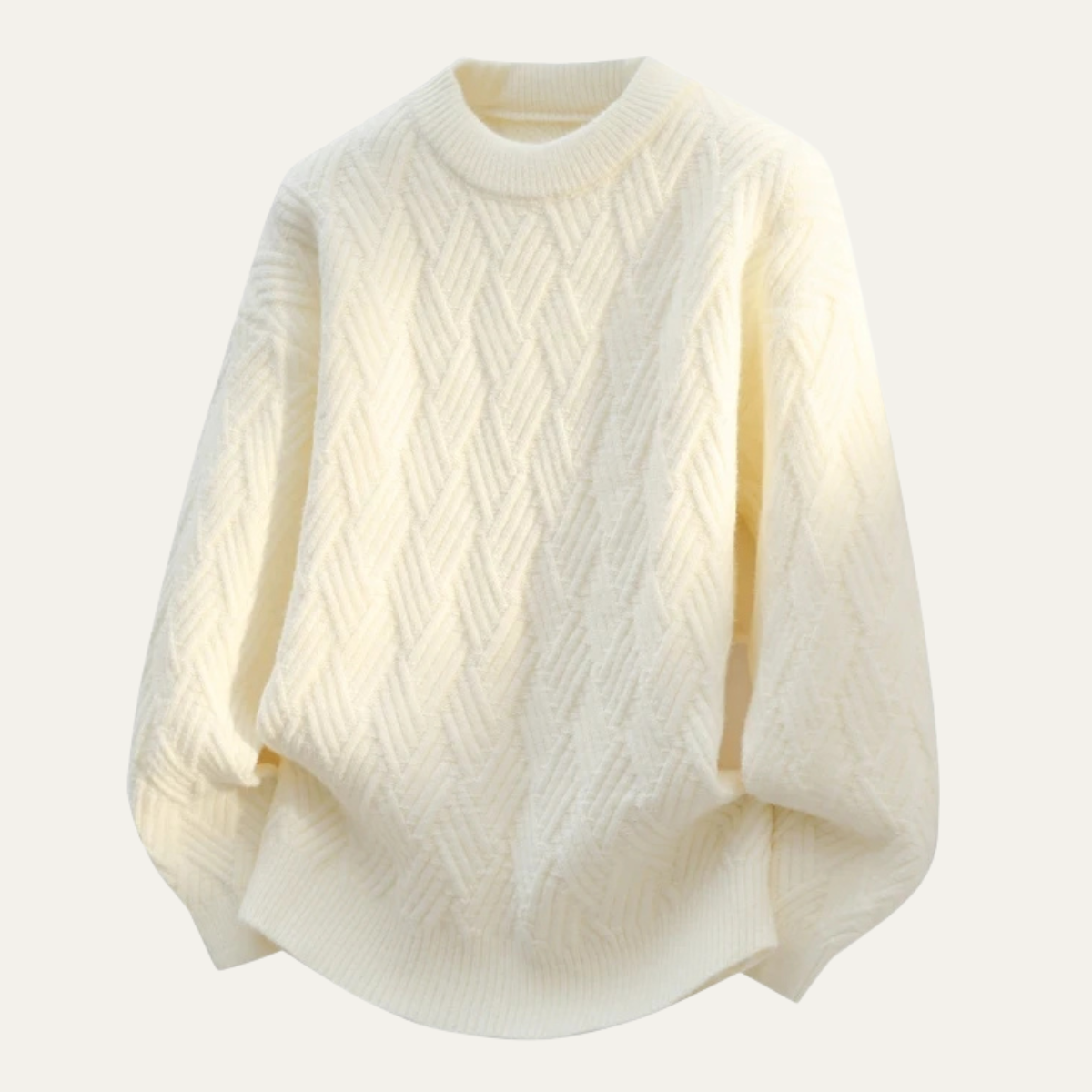 The Buonconvento Men’s Cashmere O Neck Warm Knitted Sweater