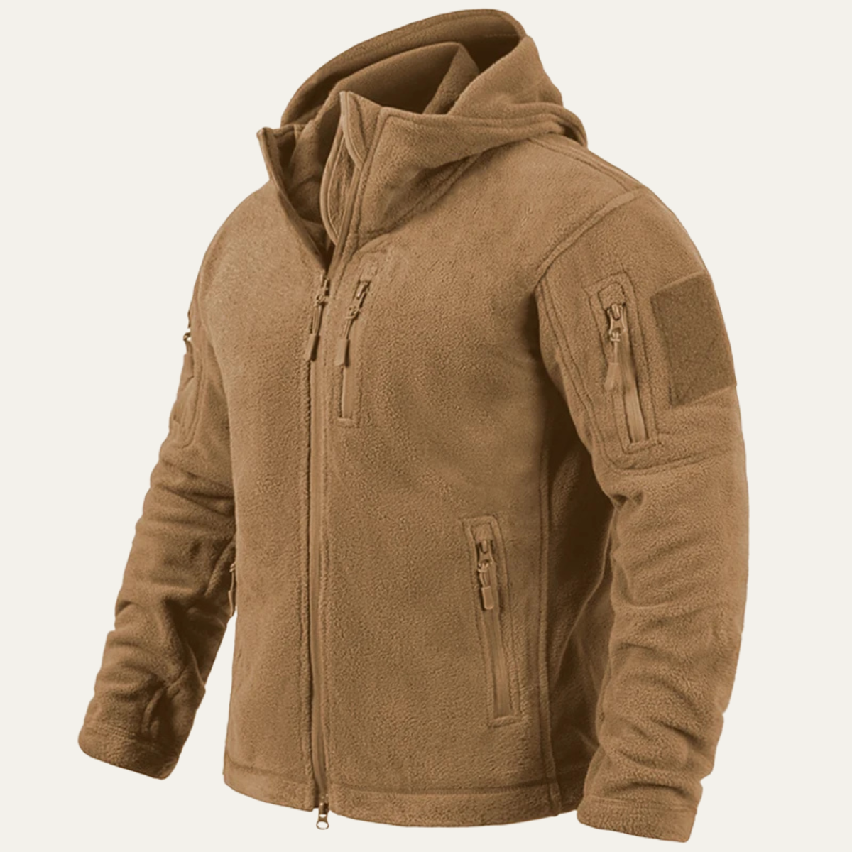 The Moray Men's Winter Fleece Tactical Hooded Jacket