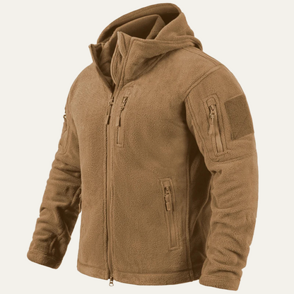 The Moray Men's Winter Fleece Tactical Hooded Jacket