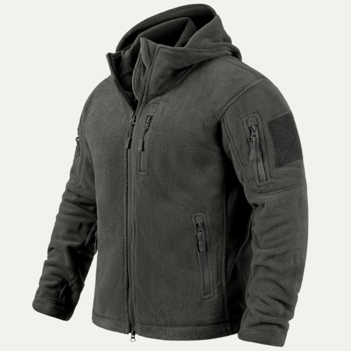 The Moray Men's Winter Fleece Tactical Hooded Jacket