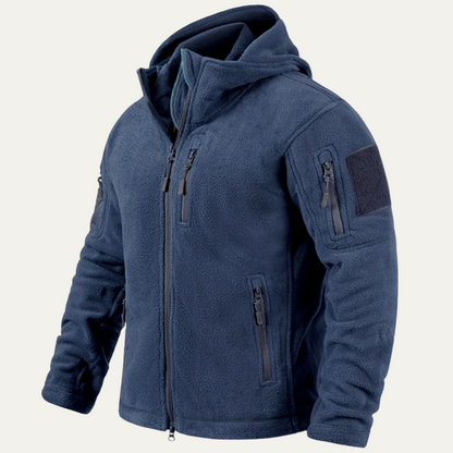 The Moray Men's Winter Fleece Tactical Hooded Jacket